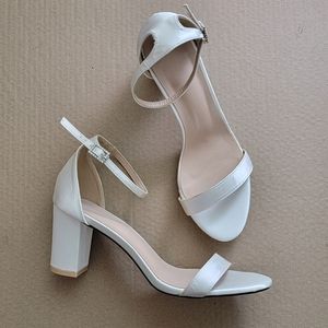 Bride heels Bridesmaids Satin Anklestrap Open toe heels